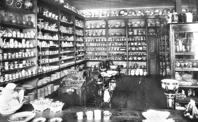 Parte das louças e porcelanas |