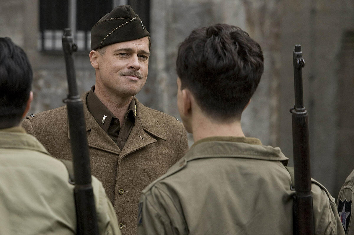 Brad Pitt em cena de "Inglorious Basterds" | Divulgação