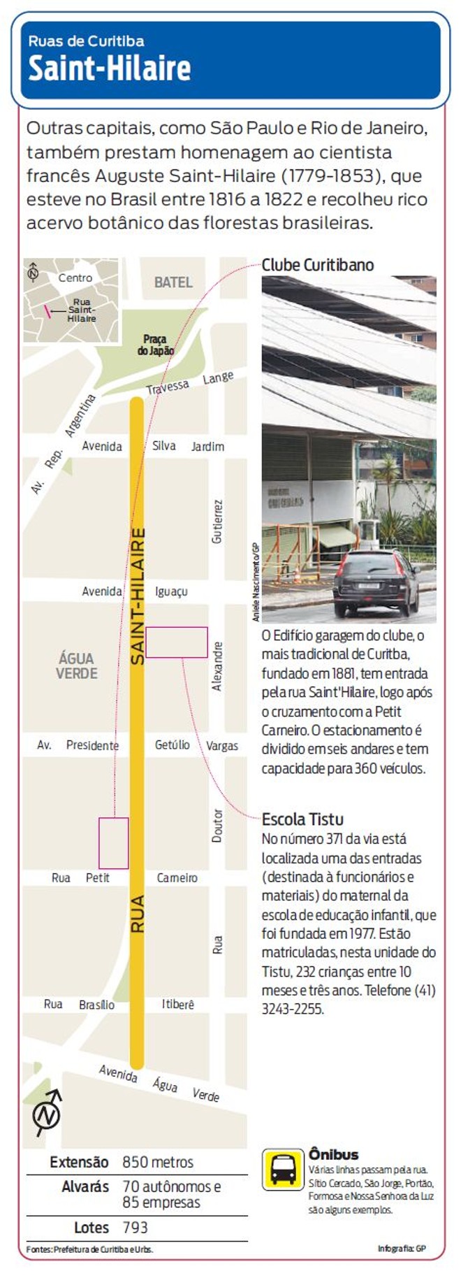 Saiba mais sobre a Rua Saint´Hilaire |