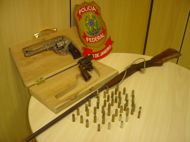 Armas e munição apreendidas pela Polícia Federal na Operação Ares 2 | PF/Divulgaçã