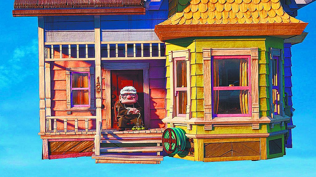 O desenho animado Up discute velhice, solidão e o desejo de realizar sonhos antes de morrer | Divulgação