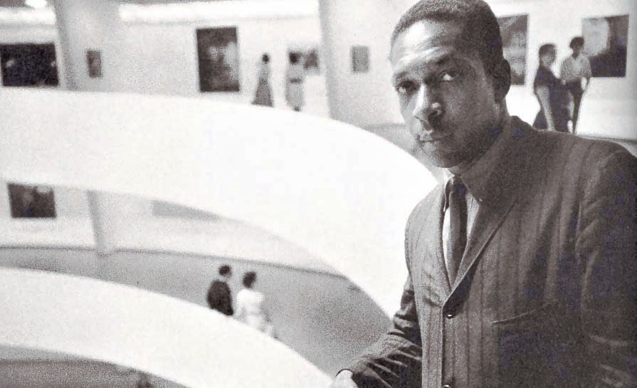 A arte e o jazz: um jovem John Coltrane no Guggenheim Museum, em Nova Iorque | Reprodução
