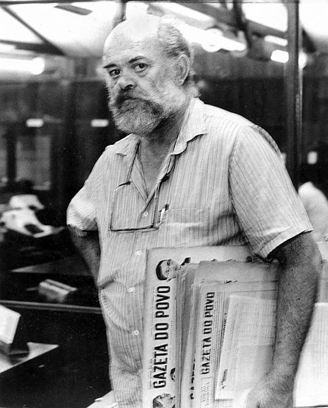 Na redação velha da Gazeta do Povo, em 1989: Nostalgia 
