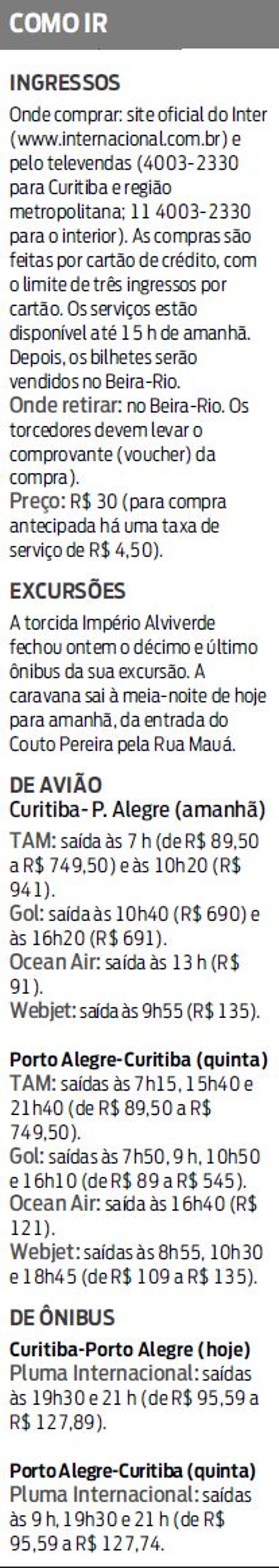Confira como ir até até Porto Alegre | 