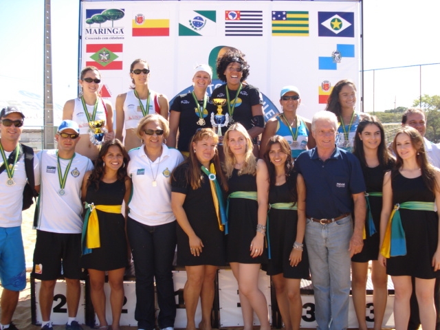Equipe de Santa Catarina e Paraná conquistam ouro e prata no vôlei de Praia | Divulgação