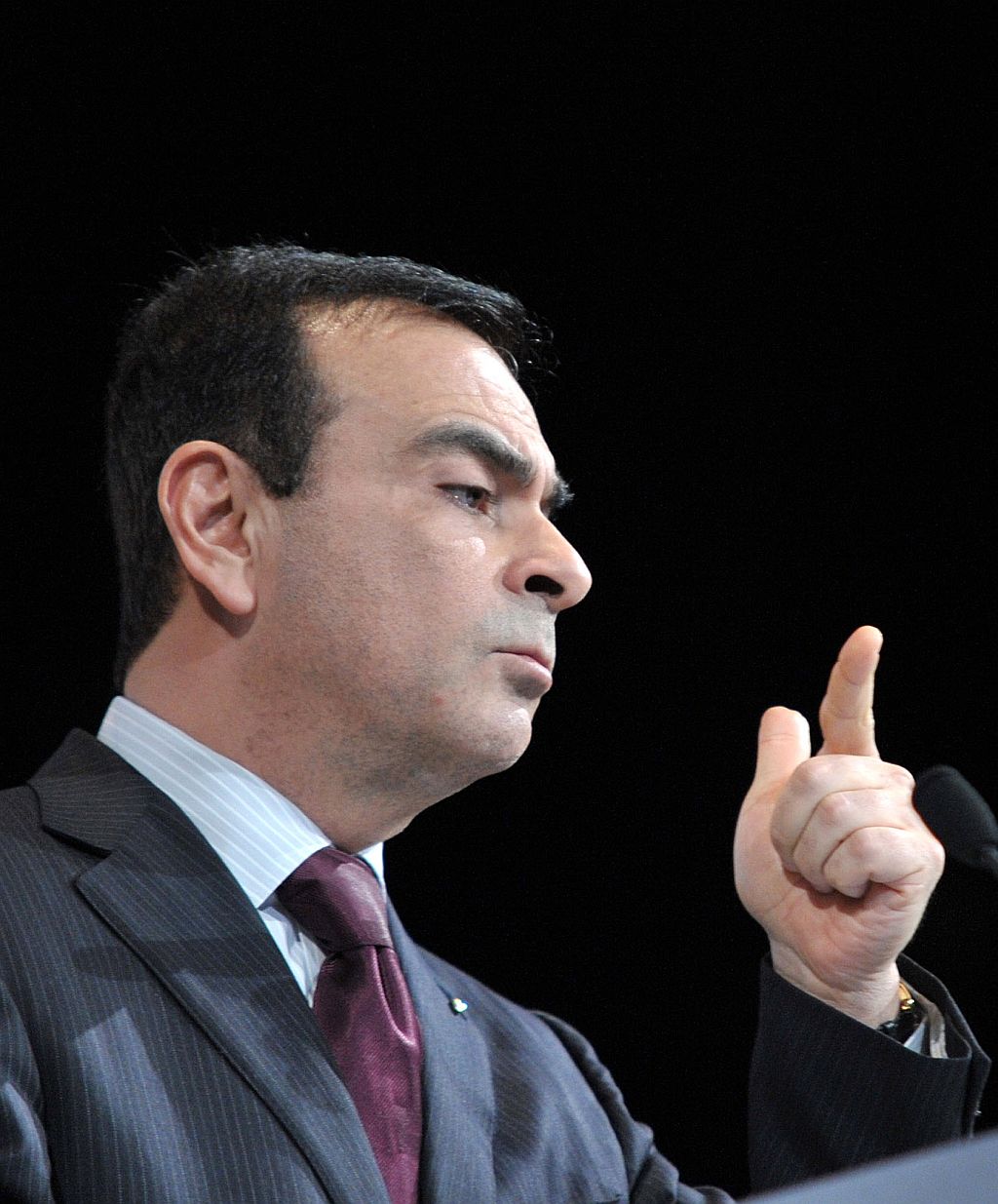 Carlos Ghosn: à frente do Conselho de Administração da montadora | Eric Piermont/AFP