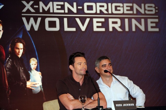 Hugh Jackman em coletiva no Rio de Janeiro | 