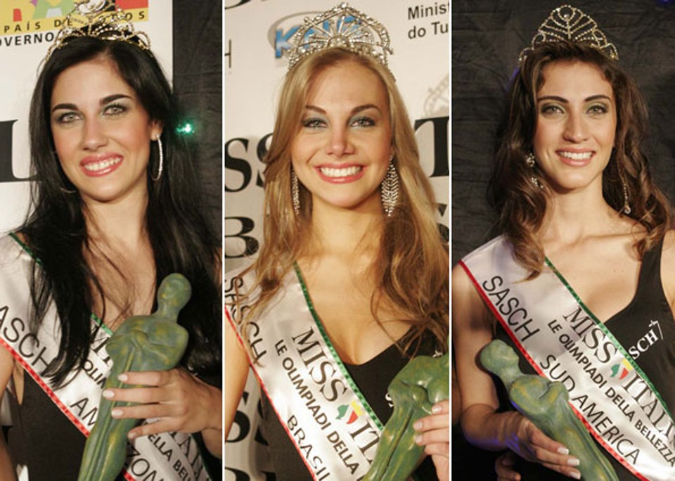 Descendentes de italianos de PR , SP e RS vão representar o Brasil no Miss Itália Descendentes de italianos de PR , SP e RS vão representar o Brasil no Miss Itália