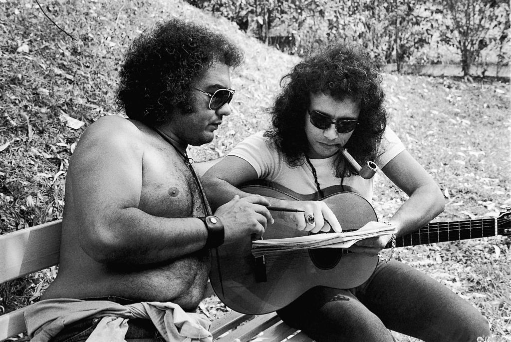 Erasmo e Roberto Carlos: com o parceiro Tremendão, compôs mais de 500 músicas | Arquivo