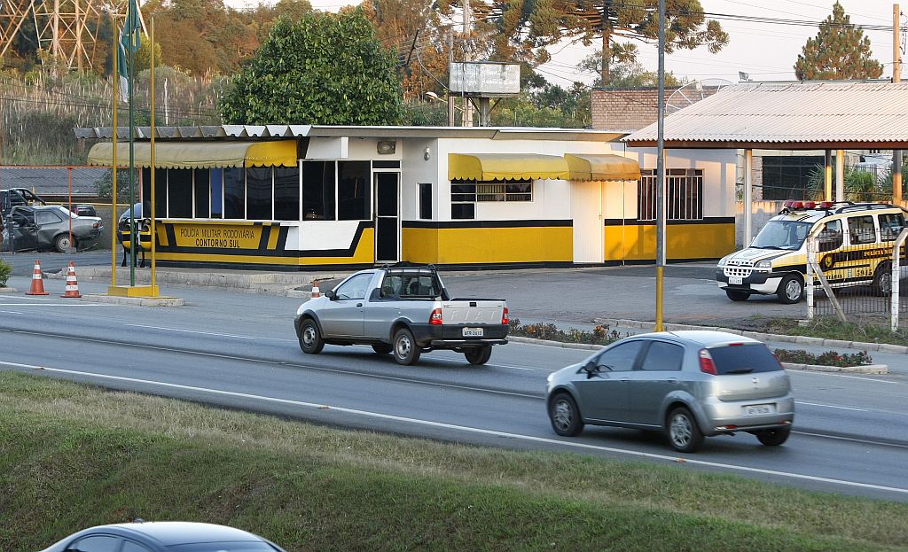 Posto do Batalhão de Polícia Rodoviária da PM na BR-277, em Curitiba: Estado deve ceder estrutura à PRF | Rodolfo Bührer/Gazeta do Povo
