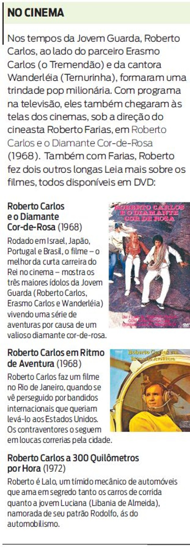 Roberto Carlos no Cinema |