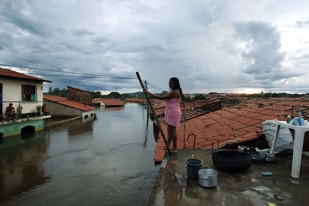 Enchente em Trizidela do Vale, a 226 quilômetros de São Luís: inundação atinge 90% da cidade | Fernando Donasci/FP