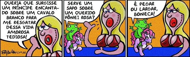 A tira Amely é veiculada na internet e no jornal PubliMetro: a personagem nasceu depois de uma decepção amorosa | Reprodução
