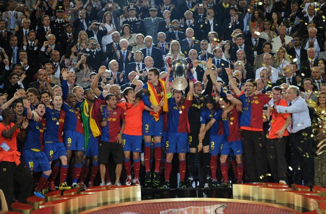 Conquista do Barça é a terceira em sua história dentro da Liga dos Campeões da Europa | Carl de Souza / AFP