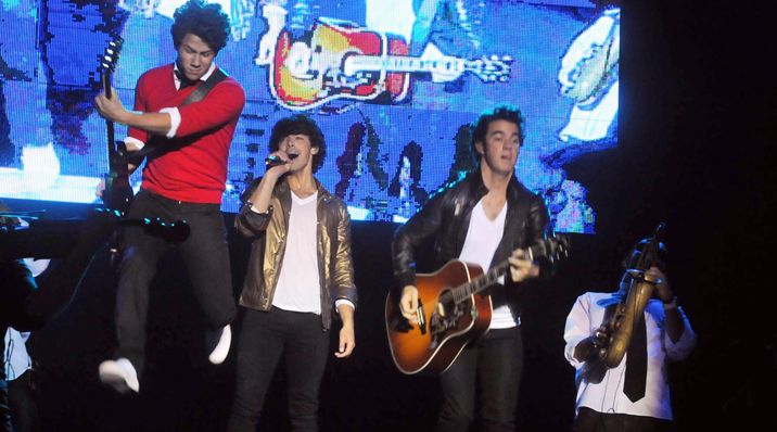 Jonas Brothers: início do show no Rio foi com o Queen | Reprodução/André Durão/G1