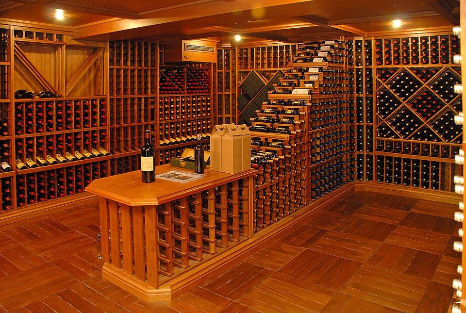 Um espaço para contemplar vinhos