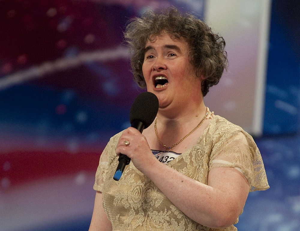 Susan Boyle virou fenômeno na internet após sua primeira aparição em reality show britânico | AFP