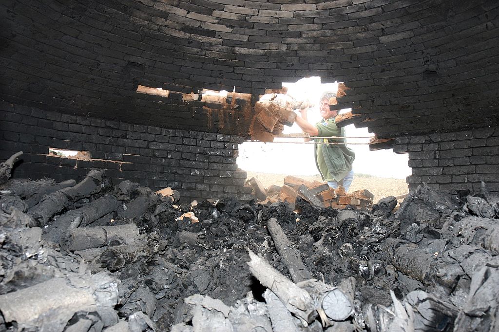 Fornos clandestinos de carvão: suspeita é de que madeira paranaense é queimada e, depois de virar carvão, é levada para siderúrgicas em Minas Gerais | Henry Milleo/Gazeta do Povo