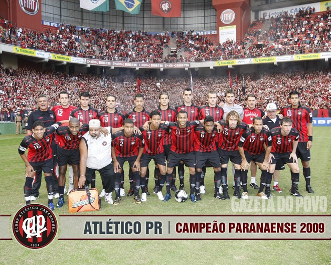 Baixe o wallpaper do Atlético-PR, campeão paranaense de 2009 |