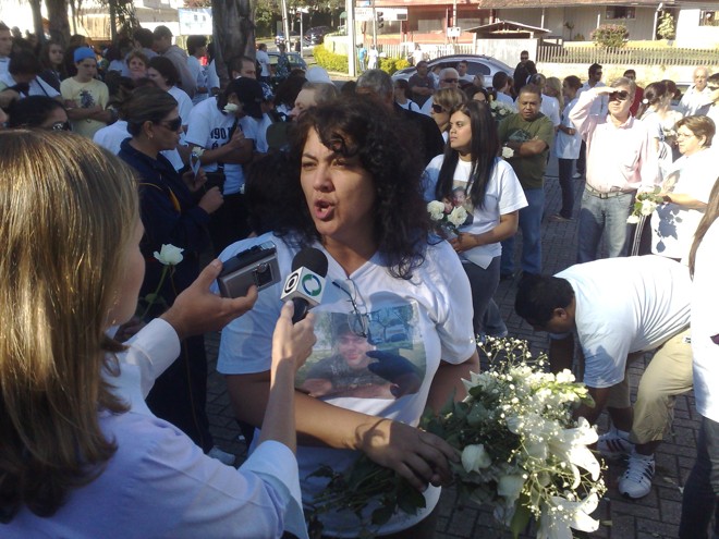 Cristiane Yared (foto), mãe de Gilmar Rafael Yared, disse que 