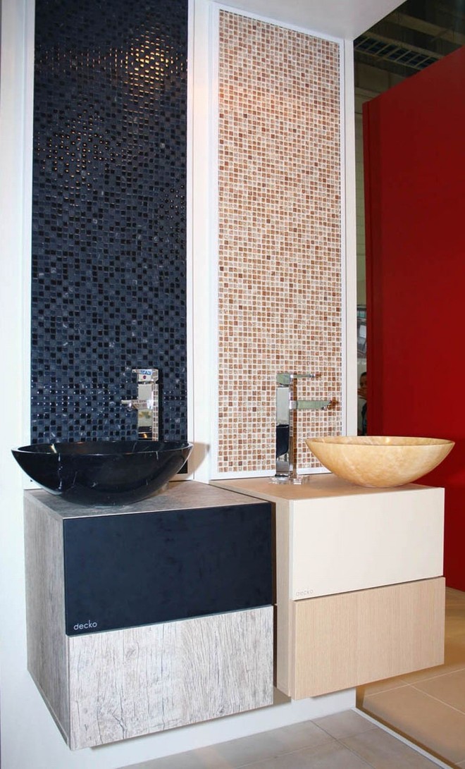 Cubas em pedras da Porto Design, à venda na Pastilhart. Custam de R$ 450 a R$ 600 |