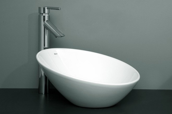 Cuba L1036 em meia lua branca, da Deca. Preço sugerido: R$ 263 |