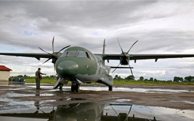 O Amazonas C-105 é um avião militar de transporte tático e versátil. É capaz de realizar missões em larga escala, com eficácia máxima |
