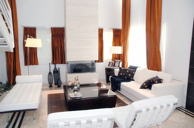 A lareira é um dos itens mais requisitados nos projetos da construtora Baggio |