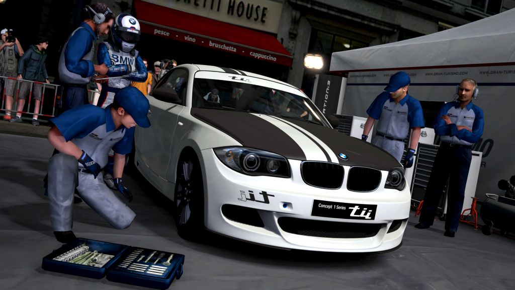 Tela de Gran Turismo, jogo que teve uma versão 3D apresentada em Las Vegas, este ano: impressionante | Divulgação