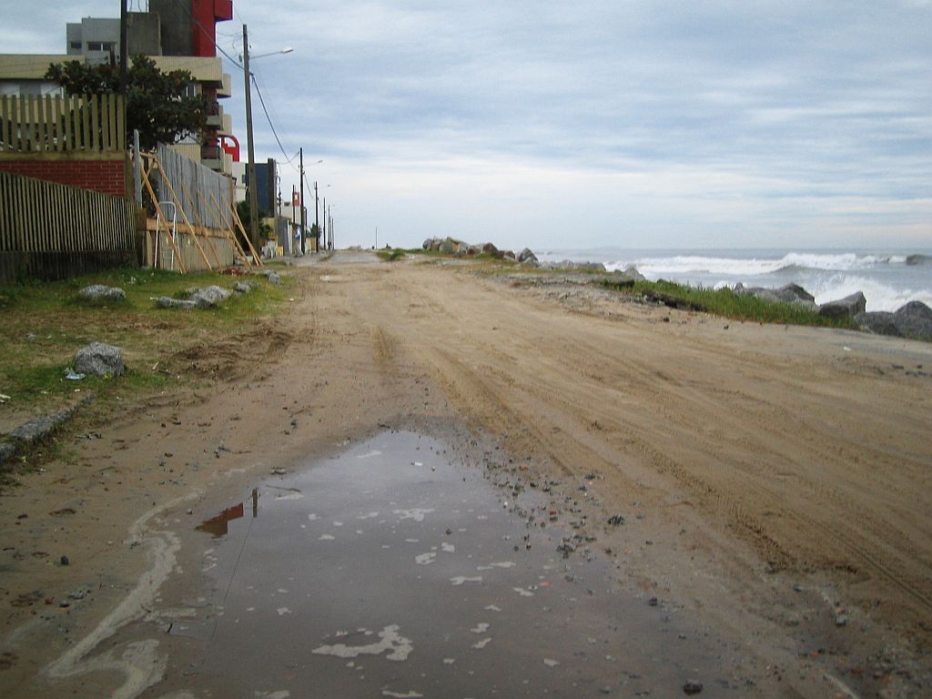 O Balneário Flamingo é um dos que são atingidos por frequentes ressacas: dos recursos que serão investidos em Matinhos, R$ 12 milhões vêm do governo federal | Felipe Lessa/Gazeta do Povo