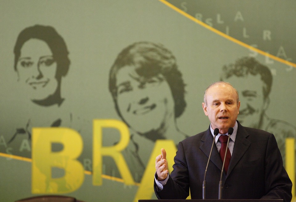 O Ministro Guido Mantega durante anúncio da prorrogação do IPI para veículos e linha branca | reuters