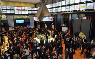 VisaNet fez sua estreia na Bovespa nesta segunda-feira (29). |