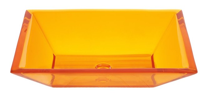 Cuba Lótus, da Sicmol, em resina de poliéster amarelo-ouro. Preço sob consulta |