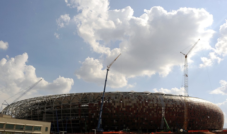 FNB Stadium, em Joanesburgo, será palco da abertura e da final da Copa de 2010 | Gianluigi Guercia / AFP