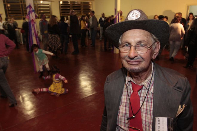 O dono da festa: Seo Zico, aos 77 anos, não abre mão de realizar o arraiá todos os anos | 