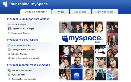 Escritório do MySpace Brasil vai fechar as portas em julho. | Reprodução