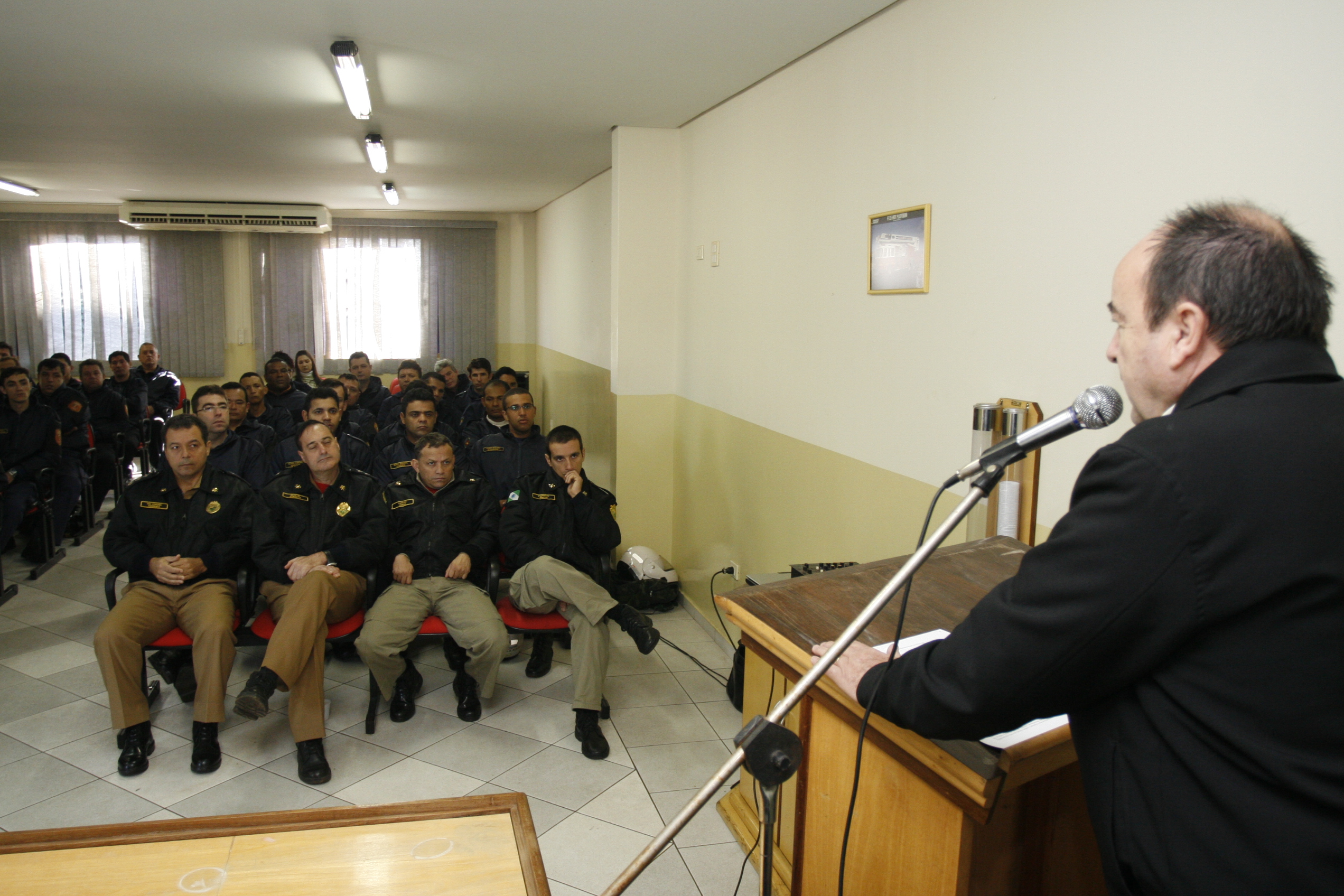 Presidente do Conseg ministrou aula inaugural | Divulgação/Prefeitura de Maringá