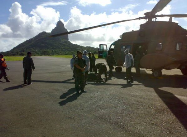 Equipes da Aeronáutica chegam com seis corpos em Fernando de Noronha | Divulgação / FAB