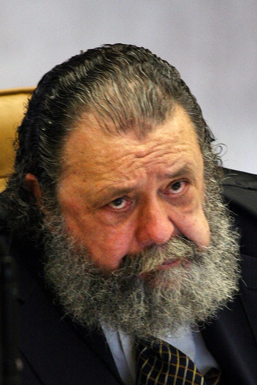 O ministro do Supremo Tribunal Federal Eros Grau comprou passagem de avião, que fazia parte da cota parlamentar, de uma agência de turismo | Nélson Jr./STF