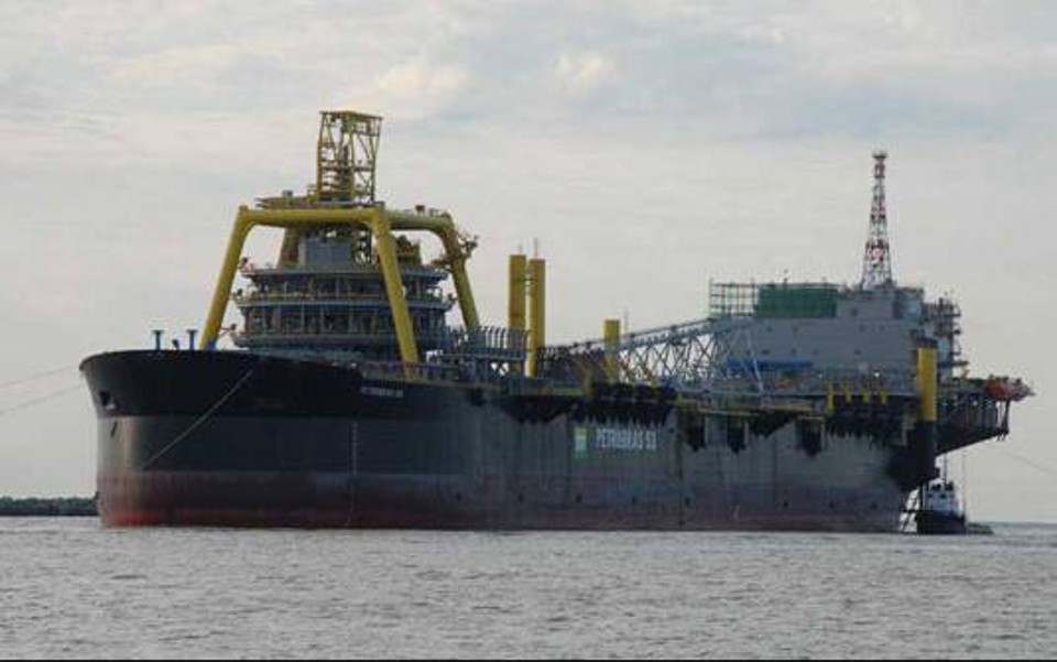 Plataforma de extração da petrolífera brasileira | Petrobras/divulgação