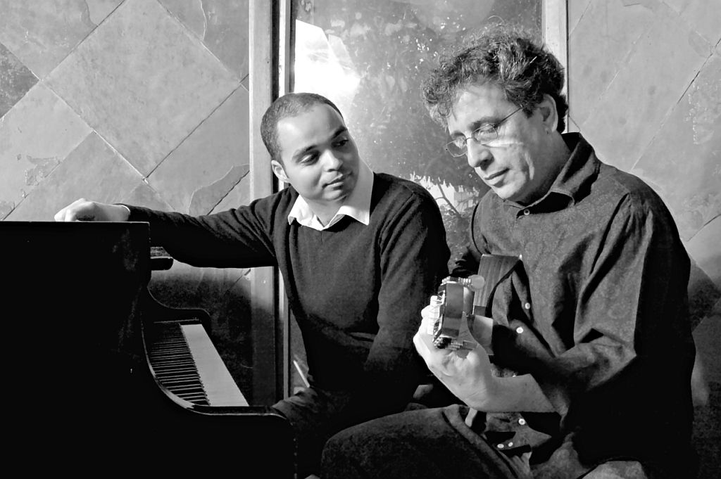 Philippe Baden Powell (esquerda) e Mario Adnet: parceria entre pianista e violonista começou há nove anos | Nelson Faria/Divulgação