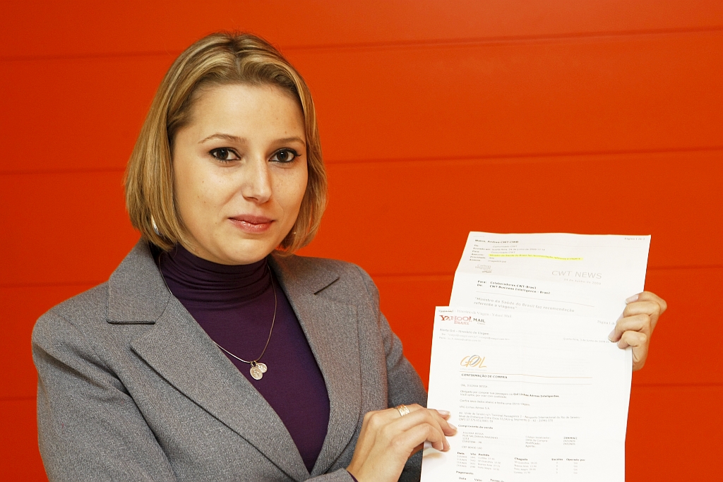Medo de ser infectada e transmitir a doença para a irmã grávida levou Juliana a cancelar viagem a Buenos Aires | Antonio Costa/Gazeta do Povo