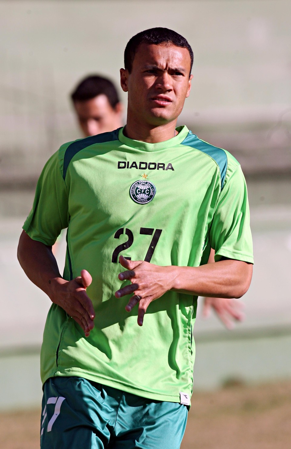 Jeci chega para assinar contrato com o Coritiba nesta segunda-feira | Albari Rosa / Gazeta do Povo