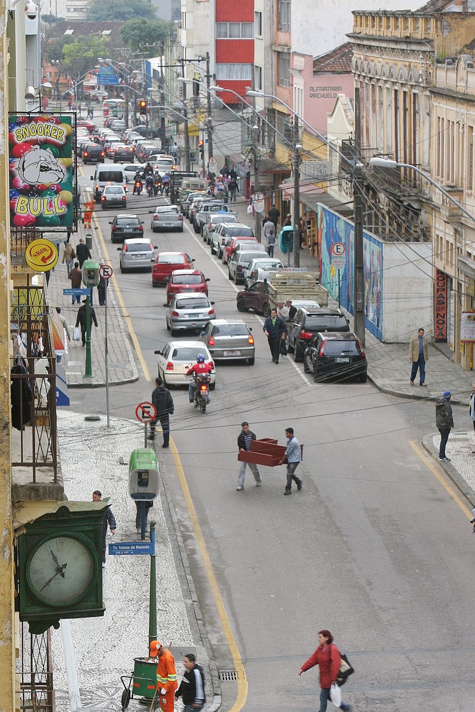 Rua Riachuelo tem 40% de seus imóveis desocupados | Daniel Castellano/Gazeta do Povo