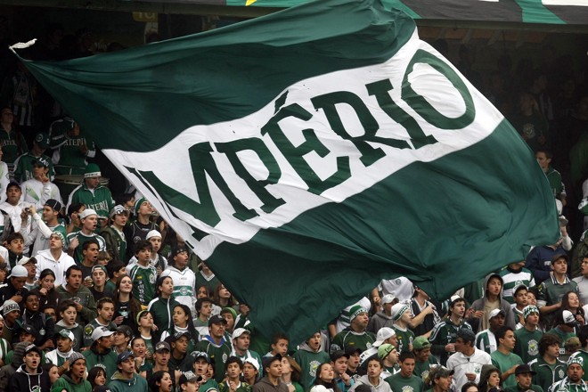 Nas arquibancadas, a torcida do Verdão fez a festa do início ao fim da partida | 