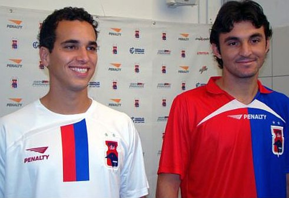 Ray e Márcio Goiano devidamente apresentados | Divulgação / Paraná Clube