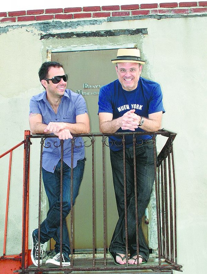 Guto Barra (esquerda) e Béco Dranoff | 