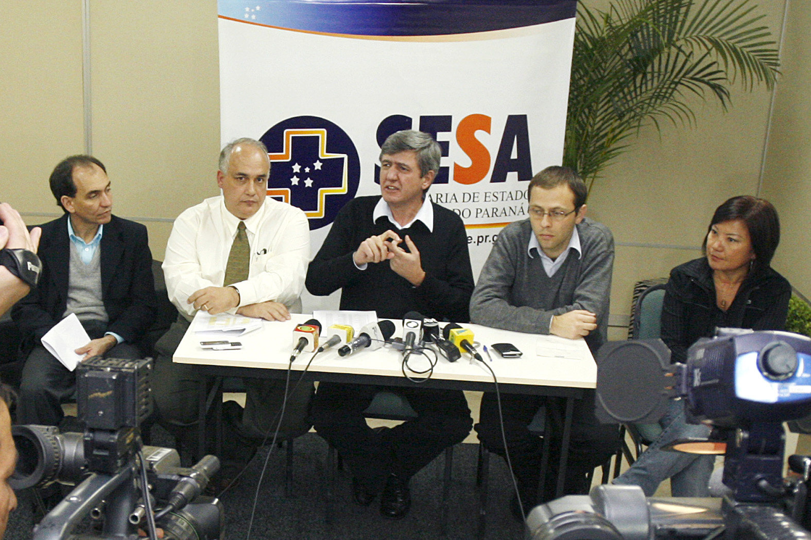 O secretário estadual de saúde Gilberto Martin também esteve em Maringá durante realização do encontro | Divulgação/Prefeitura de Maringá