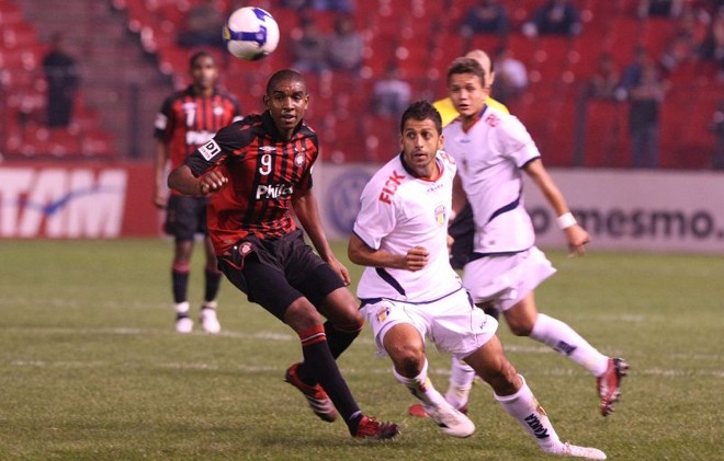Zulu fez sua estreia no Atlético diante o Barueri |
