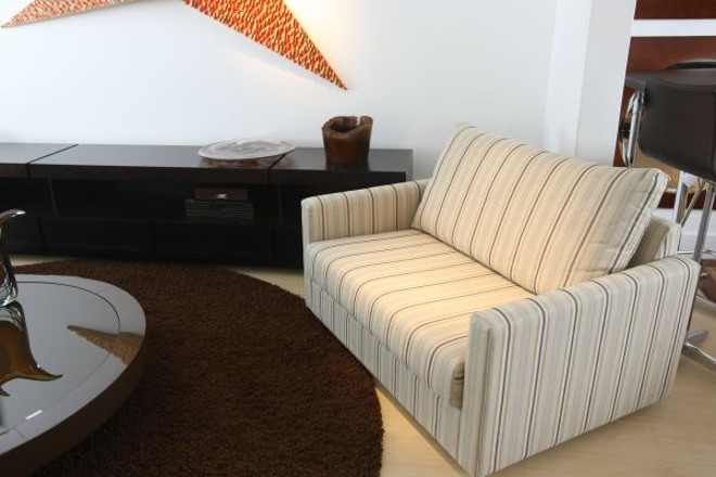 A Dunes, giratória e para duas pessoas, custa R$3.717 na Loja Kraft | 